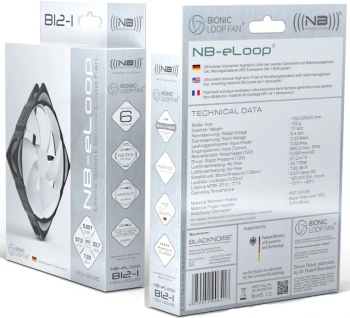 фото Noiseblocker BionicLoopFan B12-1