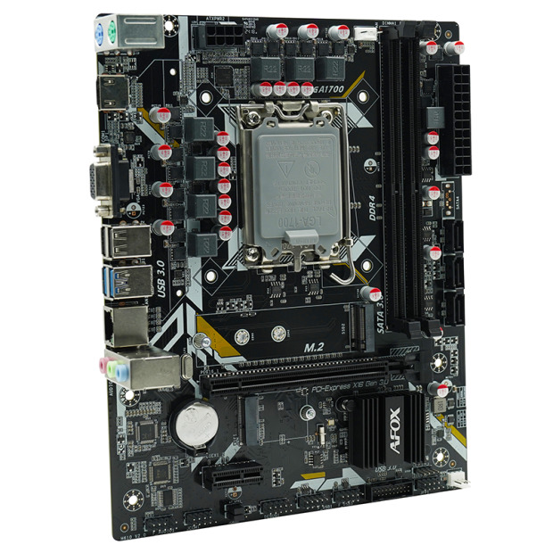 

Материнская плата mATX Afox IH610D4-MA5-V4 (LGA1700, H610, 2*DDR4 (3200), PCIe, M.2, 3*SATA 6G, HDMI, VGA, 2*USB 2.0, 2*USB 3.0), IH610D4-MA5-V4