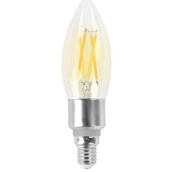 Лампа GEOZON FL-02 GSH-SLF02 E14 белая 5.5Вт 470lm Wi-Fi (1шт)