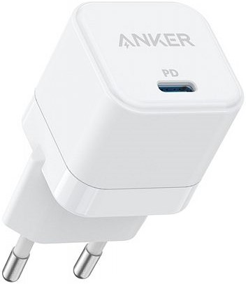 Зарядное устройство сетевое Anker PowerPort III Cube A2149G21 USB Type-C, 20W, белое