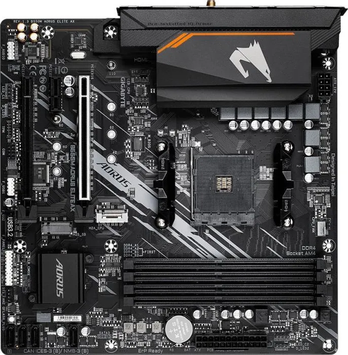 фото GIGABYTE B550M AORUS ELITE AX