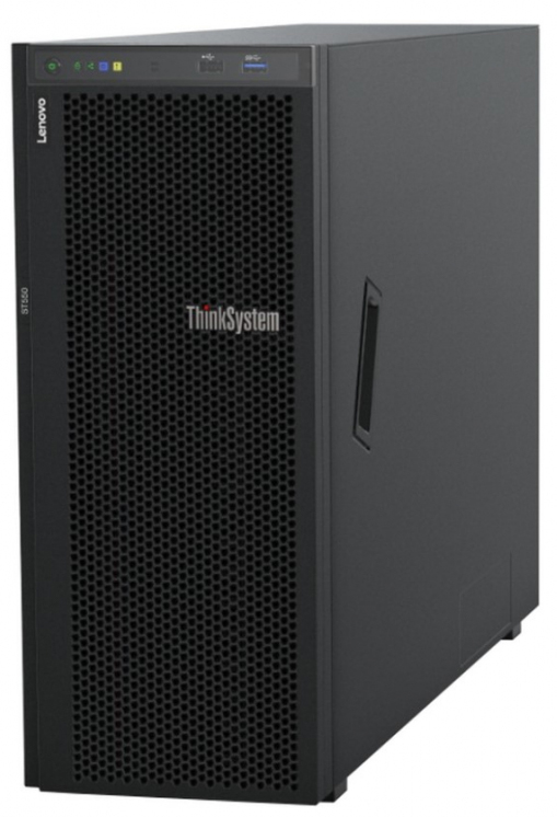 Сервер Lenovo ThinkSystem ST558 7Y16S09T00 Xeon Silver 4208 (8C 2.1GHz 11MB Cache/85W) 16GB 2933MHz (1x16GB, 2Rx8 RDIMM), O/B, 5350-8i , 1x750W, XCC E