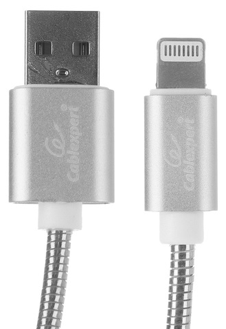 

Кабель Cablexpert CC-G-APUSB02S-0.5M для Apple, AM/Lightning, серия Gold, длина 0.5м, серебро, блистер, CC-G-APUSB02S-0.5M