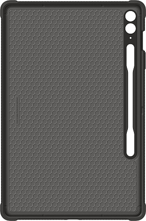 Чехол - накладка Samsung EF-RX610CBEGRU для Samsung Galaxy Tab S9 FE+, поликарбонат титан re paчехол накладка artcolor для samsung galaxy s9 plus с принтом удивленная сова