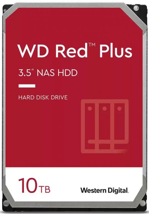 

Жесткий диск 10TB SATA 6Gb/s Western Digital WD101EFBX Red Plus 3,5" 7200rpm 256MB NAS Edition, WD101EFBX