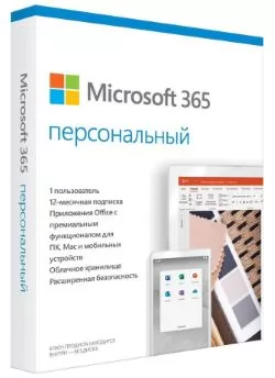 Microsoft 365 Personal Russian Subscr 1YR Russia Only Mdls P6