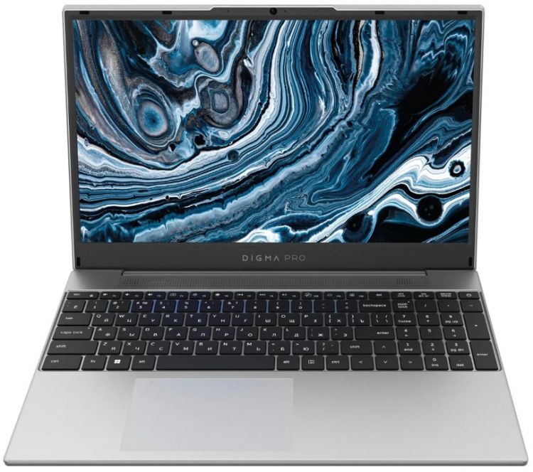 

Ноутбук Digma Pro Breve DN15R5-8DXW06 Ryzen 5 Pro 5675U/8GB/512GB SSD/Radeon graphics/15.6" FHD IPS/WiFi/BT/cam/Win11Pro/silver, Pro Breve