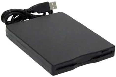 Дисковод Buro FLD-USB BUM-USB FDD USB 3.5 1.44Mb черный