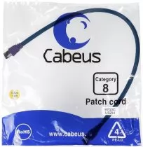 Cabeus PC-SSTP-RJ45-Cat.8-0.5m-LSZH