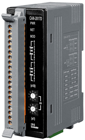 

Модуль ICP DAS CAN-2017D CR DeviceNet slave module of 8-channel analog inputs, CAN-2017D CR