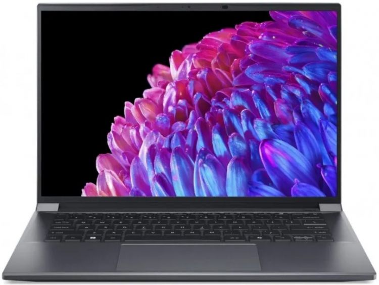 Ноутбук Acer SWIFT X SFX14-72G-76LG NX.KR8CD.001 U7-155H/16GB/1TB SSD/14" 3K OLED/WiFi/BT/cam/Win11Home/iron grey