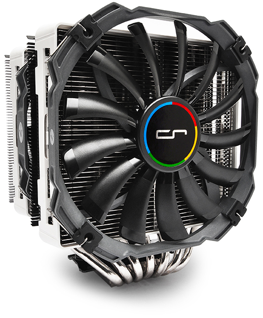 

Кулер Cryorig R1 Universal CR-R1B 2 шт XF140 (140x140x25, 700 - 1300 rpm, 19-23 dBA, 76 CFM) и XT140 (140x140x13 мм,700-1300rpm,20-24 dBA,65 CFM), R1 Universal