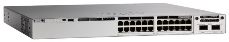 Коммутатор Cisco C9200-24P- Catalyst 9200 24-port PoE+, Network Essentials C9200-24P-E - фото 1