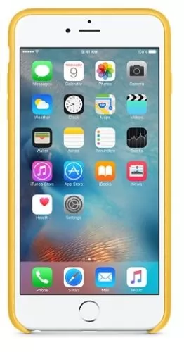 Apple iPhone 6S Plus Leather Case Marigold