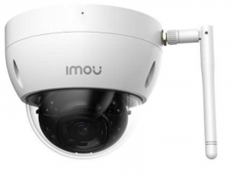 Видеокамера IP Imou Dome Pro 5MP IPC-D52MIP-0280B-IMOU 3/5MP, встроенный микрофон, ночное видение, обнаружение человека/обнаружение транспортных средс видеорегистратор dahua imou nvr1104hs w s2 ce imou