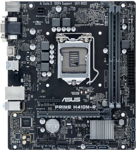 Материнская плата mATX ASUS PRIME H410M-R-SI