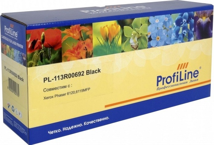 

Картридж ProfiLine PL_113R00692_BK для принтеров Xerox Phaser 6115/6115MFP/6120/6115MFP/D/6120N Black 4500 копий, PL_113R00692_BK