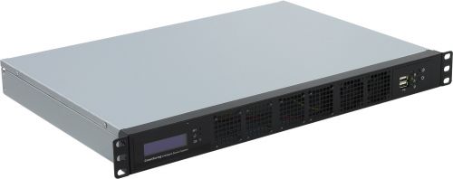 Корпус серверный 1U Procase GM132-B-0 черный, панель управления, без блока питания, глубина 320мм, MB 9.6"x9.6"