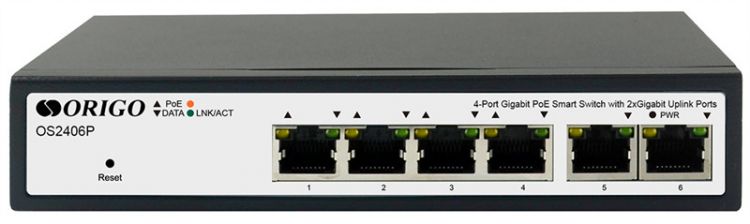 

Коммутатор настраиваемый ORIGO OS2406P/60W/A1A L2 PoE 4x1000Base-T PoE, 2х1000Base-T, PoE-бюджет 60 Вт, OS2406P/60W/A1A