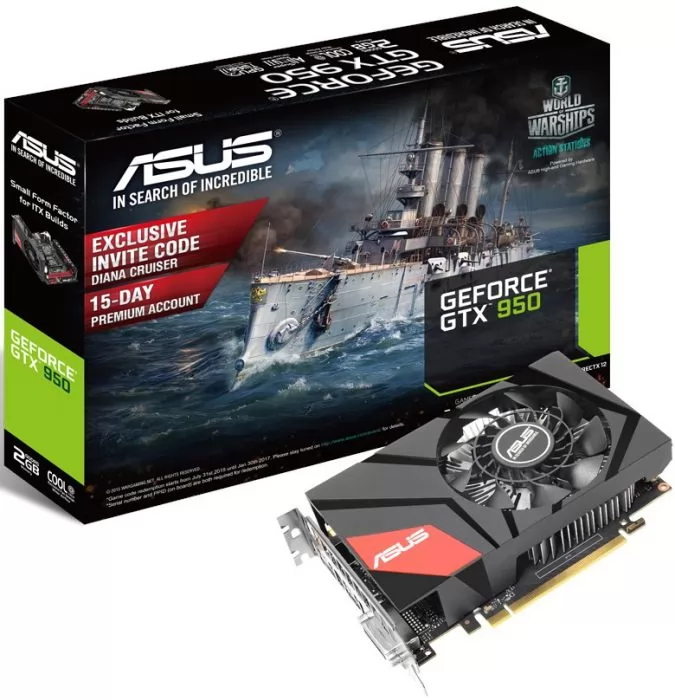 фото ASUS MINI-GTX950-2G