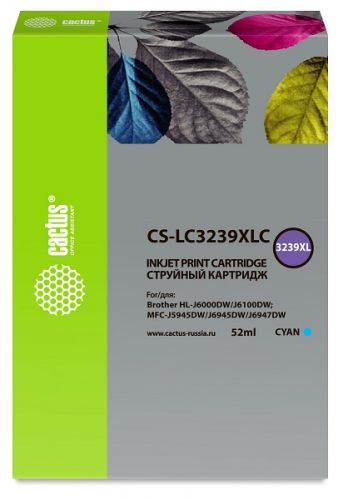 

Картридж Cactus CS-LC3239XLC, CS-LC3239XLC