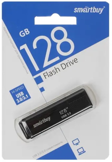 

Накопитель USB 3.0 128GB SmartBuy SB128GBDK-K3 Dock series, чёрный, SB128GBDK-K3