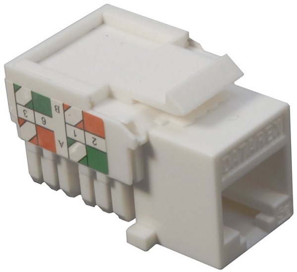 Модуль Datarex DR-5103 Cat 6 1xRJ45 T568A/B, белый