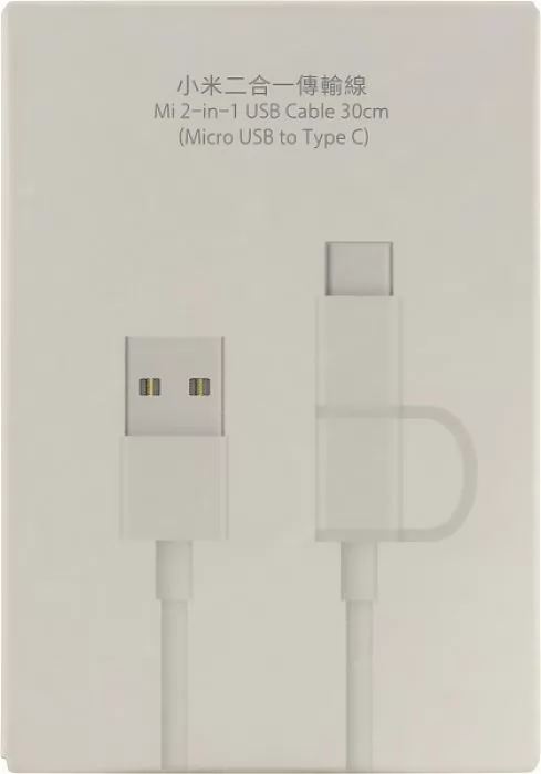 Xiaomi Mi 2-in-1 USB Cable Micro-USB to Type-C