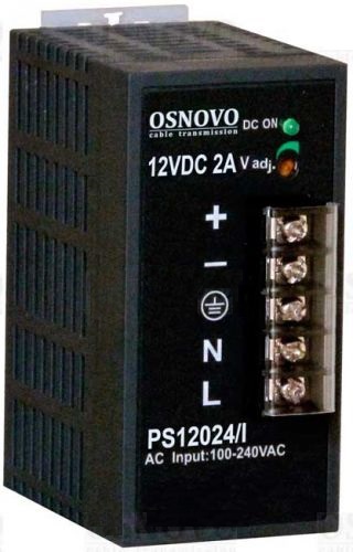 

Блок питания OSNOVO PS-12024/I промышленный 1 выход: DC12V, 2A (24W). Диапазон входных напряжений: AC100-240V. КПД: 83%. Защита от короткого замыкания, PS-12024/I