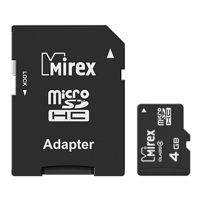 

Карта памяти 4GB Mirex 13613-ADTMSD04, 13613-ADTMSD04