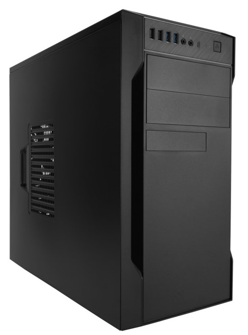 Корпус ATX InWin EAR067 6188708 черный, БП 500W, 2*USB 3.0, 2*USB 2.0, audio