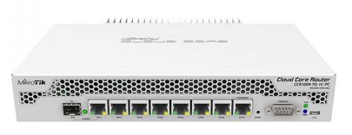 Маршрутизатор Mikrotik CCR1009-7G-1C-PC with Tilera Tile-Gx9 CPU (9-cores, 1Ghz per core), 1GB RAM,