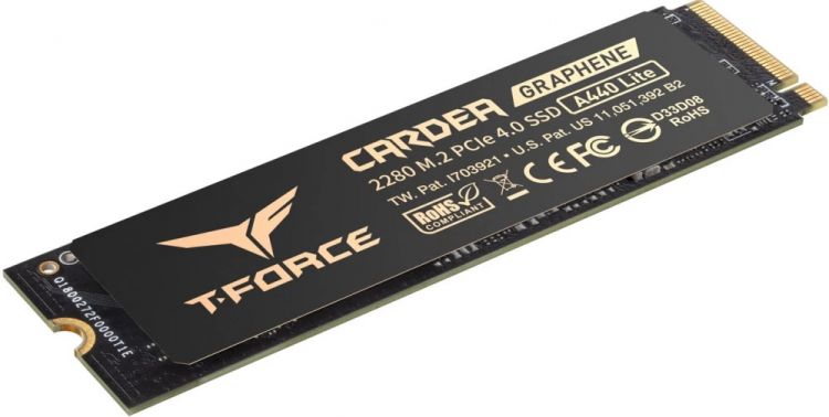 

Накопитель SSD M.2 2280 Team Group T-FORCE CARDEA A440 Lite TM8FFQ001T0C129 1TB, 7200/6200MB/s, PCIe 4.0 x4, NVMe, TLC, MTBF 1.5M, T-FORCE CARDEA A440 Lite