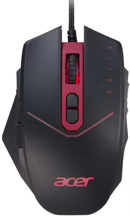 

Мышь Acer Nitro NMW120 GP.MCE11.01R USB2.0, 4200dpi, 8 кнопок, оптическая, черно/красная, Nitro NMW120