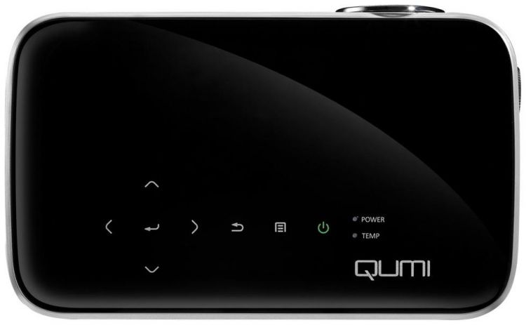 Проектор Vivitek Qumi Q8 813097022257 DLP, 1000lm, 1920x1080, 16:9, 30000:1, 1.5:1, Wi-Fi, HDMI, USB-B, black