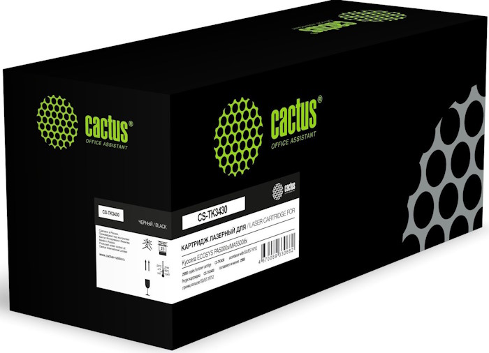Картридж Cactus CS-TK3430 лазерный черный (25000стр.) для Kyocera ECOSYS PA5000x/MA5500ifx