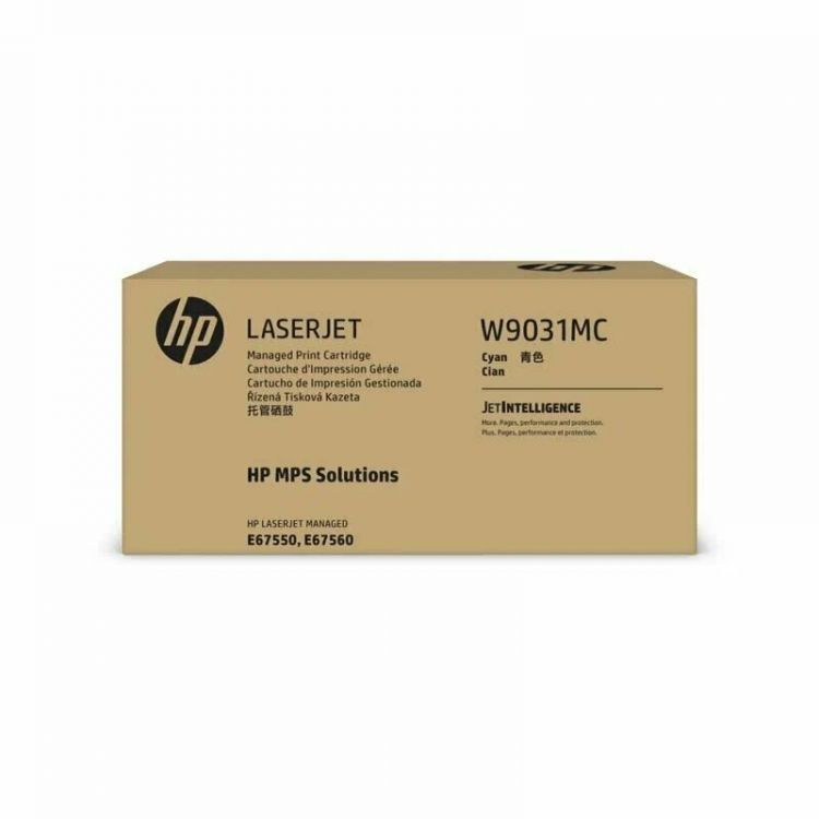 

Тонер-картридж HP W9031MC голубой (28 000 стр ) для HP Color LJ Managed E67550HP, W9031MC