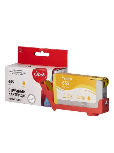 

Картридж струйный Sakura CZ112AE (№655 Yellow), CZ112AE (№655 Yellow)