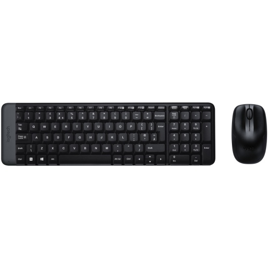 

Клавиатура и мышь Logitech MK220 920-003161 клав:черный мышь:черный USB беспроводная, MK220