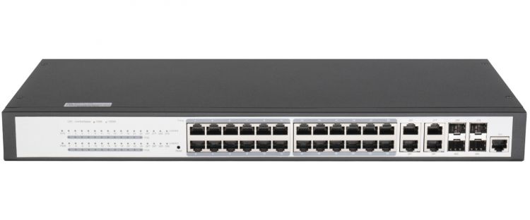 

Коммутатор PoE NIKOMAX GL-SW-G204-24P L2, 24 Base-T 1000Mb/s PoE портов, 4 Base-X SFP 1000Mb/s. 1U 19'', 220V, суммарная мощность 400W, GL-SW-G204-24P