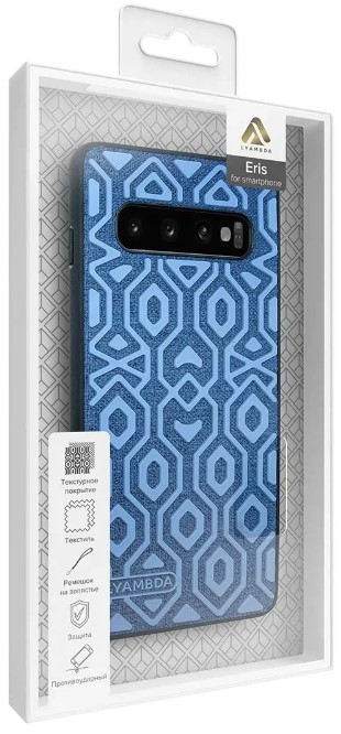 

Чехол Lyambda ERIS LA11-ER-S10-BL для Samsung Galaxy S10 blue, ERIS