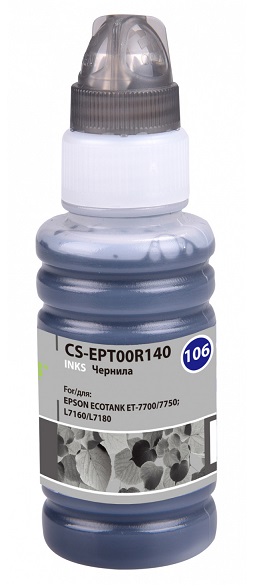 

Чернила Cactus CS-EPT00R140 черный70мл для Epson L7160/L7180, CS-EPT00R140