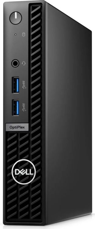 Компьютер Dell Optiplex 7010 MFF i3-13100T/8GB/512GB SSD/Integrated Graphics/WLAN/BT/USB kbd/USB mouse/Linux/black
