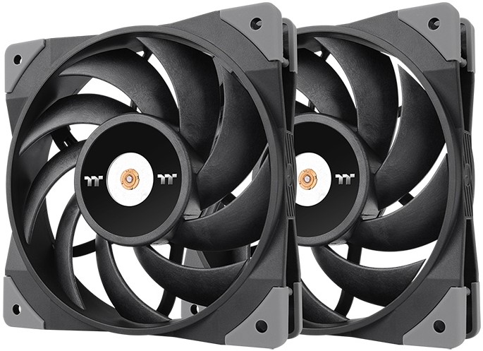 

Вентилятор для корпуса Thermaltake TOUGHFAN 12 CL-F082-PL12BL-A 120x120x25mm, 500-2000rpm, 58.35 CFM, 19.2-22.3dBA, 4-pin PWM (2-pack), TOUGHFAN 12