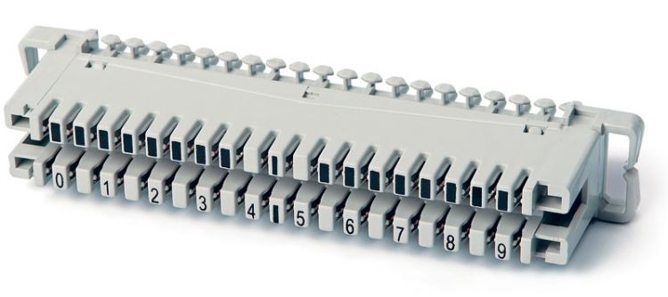 

Плинт Cabeus CM-10P соединительный на 10 пар, маркировка 0-9, CM-10P