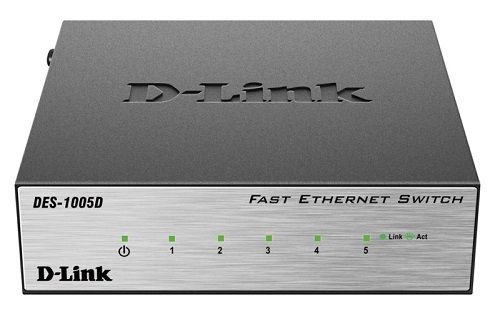 

Коммутатор неуправляемый D-link DES-1005D/O2B, DES-1005D/O2B