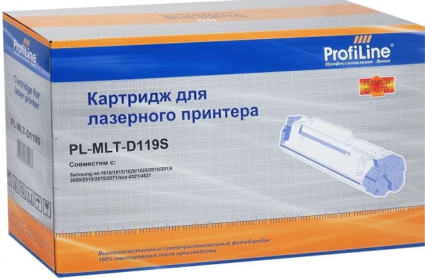 Картридж ProfiLine PL_MLT-D119S для Samsung ML-1610/ML-1615/ML-1620/ML-1625 2000 копий
