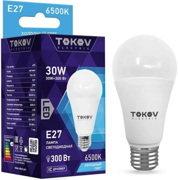 TOKOV ELECTRIC TKE-A70-E27-30-6.5K