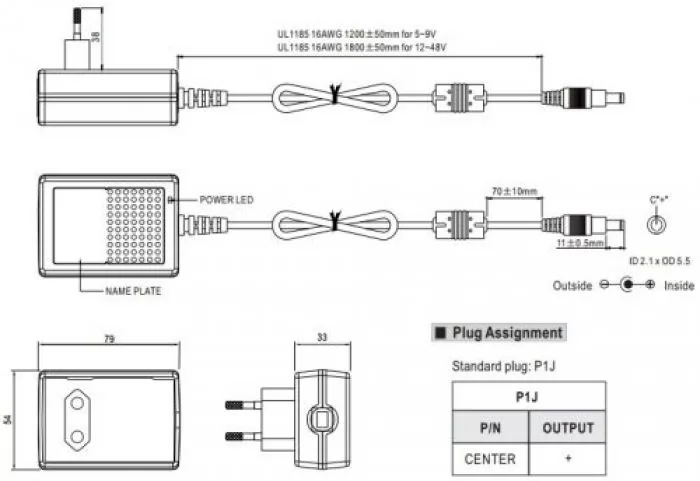 фото Mean Well GSM36E24-P1J