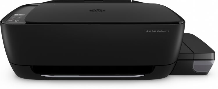 

МФУ струйное цветное HP Ink Tank Wireless 415 Z4B53A принтер/сканер/копир, А4, 8/5 стр/мин, USB, WiFi, СНПЧ, черный, Ink Tank Wireless 415